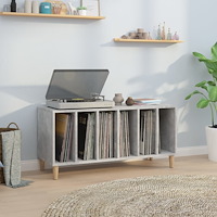 vidaXL Stereobänk betong-grå 100x38x48 cm konstruerat trä