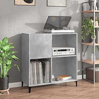 vidaXL Stereobänk betong-grå 84,5x38x89 cm konstruerat trä
