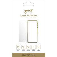 GEAR Glass Prot. Flat Case Friendly 2.5D GOLD iPhone 15/16