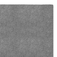vidaXL Bottenmatta ljusgrå 750xx370 cm polyester geotextil