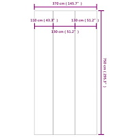 vidaXL Bottenmatta ljusgrå 750xx370 cm polyester geotextil