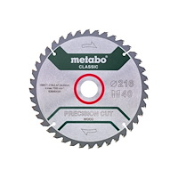 Metabo Metabo Classic Precision Cut Wood - cirkelsågblad - för plywood, mjuka träslag, lövträ, träfanér, MDF-skiva, kompositmat...