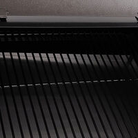 vidaXL Pelletsgrill med hylla svart 94 cm järn