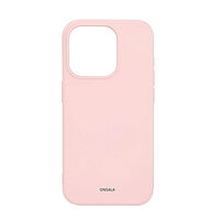 ONSALA Back Sil Touch Recycled MagSerie iPhone 15 Pro Chalk Pink