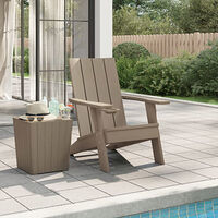 vidaXL Däckstol för trädgården ljusbrun 75x88,5x89,5cm polypropylen