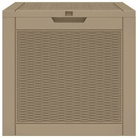 vidaXL Dynbox ljusbrun 55,5x43x53 cm polypropen