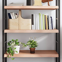 vidaXL Vägghylla ljusbrun 100x50x(2-6) cm behandlad massiv ek