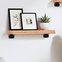 vidaXL Bordsskiva ljusbrun 40x10x4 cm behandlad massiv ek