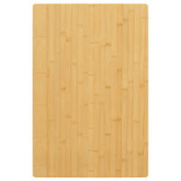 vidaXL Bordsskiva 60x100x2,5 cm bambu