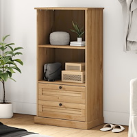 vidaXL Bokhylla VIGO 60x35x114,5 cm massiv furu
