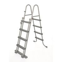 vidaXL Bestway Poolstege Flowclear 4 steg 122 cm 58331