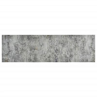 vidaXL Köksmatta maskintvättbar betong 60x180 cm sammet