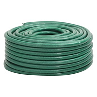 vidaXL Trädgårdsslang grön 1" 10 m PVC