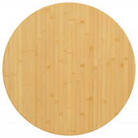 vidaXL Bordsskiva Ø90x2,5 cm bambu