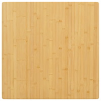 vidaXL Bordsskiva 70x70x2,5 cm bambu