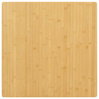 vidaXL Bordsskiva 90x90x2,5 cm bambu