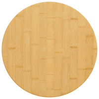 vidaXL Bordsskiva Ø50x1,5 cm bambu