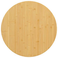 vidaXL Bordsskiva Ø90x1,5 cm bambu