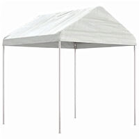 vidaXL Paviljong med tak vit 20,07x2,28x2,69 m polyeten