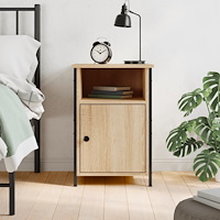 vidaXL Sängbord sonoma-ek 40x42x60 cm konstruerat trä