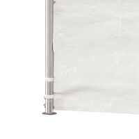 vidaXL Paviljong med tak vit 13,38x2,28x2,69 m polyeten