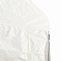 vidaXL Paviljong med tak vit 8,92x4,08x3,22 m polyeten