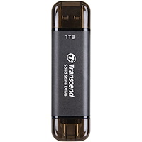 Transcend Portabel SSD ESD310C USB-C 1TB (R1050/W950) Svart