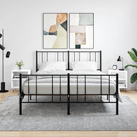 vidaXL Sängbord 2 st vit 40x30x50 cm konstruerat trä