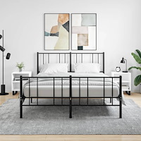 vidaXL Sängbord 2 st vit 40x30x50 cm konstruerat trä