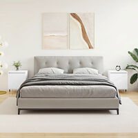 vidaXL Sängbord 2 st vit 40x30x50 cm konstruerat trä