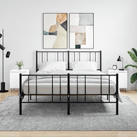 vidaXL Sängbord 2 st vit 40x30x50 cm konstruerat trä
