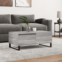 vidaXL Soffbord grå sonoma 90x50x36,5 cm konstruerat trä
