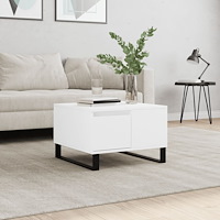 vidaXL Soffbord vit 55x55x36,5 cm konstruerat trä