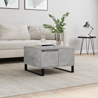 vidaXL Soffbord betonggrå 55x55x36,5 cm konstruerat trä