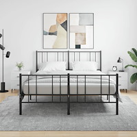 vidaXL Sängbord 2 st vit 40x35x47,5 cm konstruerat trä