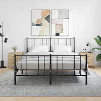 vidaXL Sängbord 2 st sonoma-ek 40x35x47,5 cm konstruerat trä