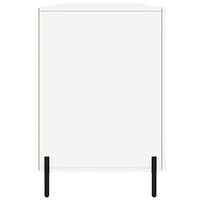 vidaXL Skrivbord vit 140x50x75 cm konstruerat trä