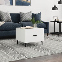 vidaXL Soffbord svart 50x50x40 cm konstruerat trä