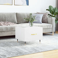 vidaXL Soffbord svart 50x50x40 cm konstruerat trä