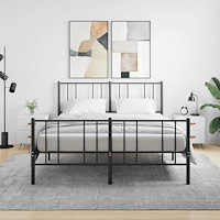 vidaXL Sängbord 2 st vit 40x35x47,5 cm konstruerat trä