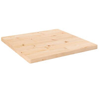 vidaXL Bordsskiva 40x40x2,5 cm massiv furu fyrkantig