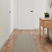 vidaXL Gångmatta sisallook platina 50x150 cm