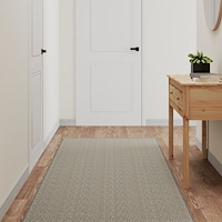 vidaXL Gångmatta sisallook platina 80x300 cm