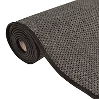 vidaXL Gångmatta sisallook antracit 50x300 cm