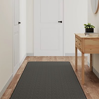 vidaXL Gångmatta sisallook antracit 80x200 cm