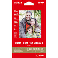 CANON Canon Photo Paper Plus Glossy II PP-201 - fotopapper - blank - 50 ark - 100 x 150 mm - 260 g/m²