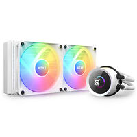 NZXT NZXT Kraken 240 RGB Processor Allt-i-ett vätskekylare 12 cm Vit 1 styck