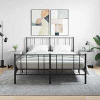 vidaXL Sängbord 2 st betonggrå 40x40x50 cm konstruerat trä
