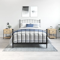 vidaXL Sängbord 2 st sonoma-ek 34x35,5x45 cm konstruerat trä