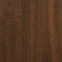 vidaXL Skänk brun ek 69,5x34x90 cm konstruerat trä